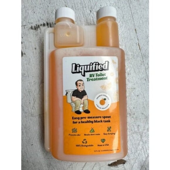 Liquified RV Toilet Treatment - Black Holding Tank Digester - Odor Eliminator - Picture 1 of 2